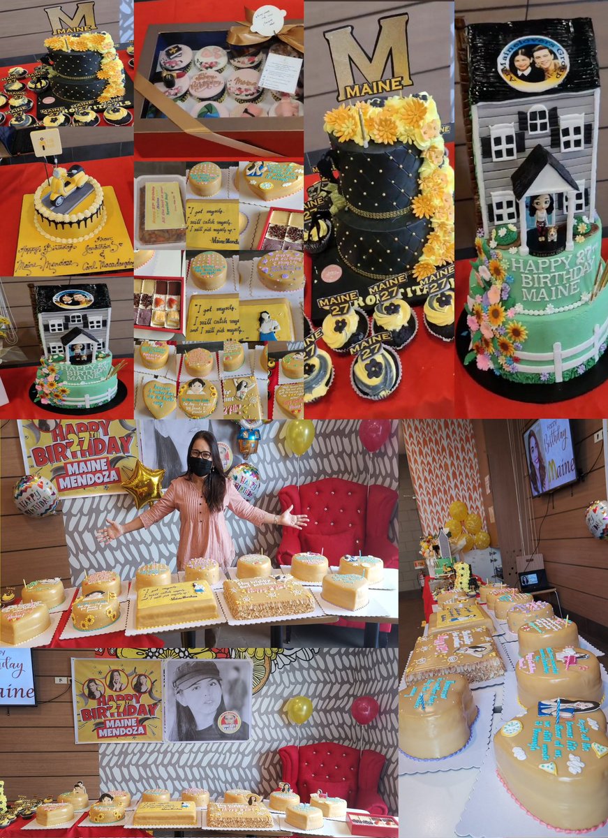 deitells's tweet photo. More cakes for our Birthday girl! ❤️

@mainedcm #MaineMendozaAt27

Maine 3.3 Birthday
#MaineTurns27 #MaineMendoza https://t.co/Z5OSdqWBzQ
