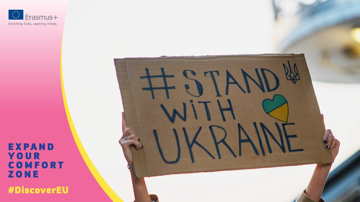 DiscoverEU allows young people to experience new cultures and gain an understanding of the 🇪🇺 values of #democracy, #unity, and #peace, the foundation of who we are.

You can be an active part of the European community and join the causes that matter to you #StandwithUkraine
