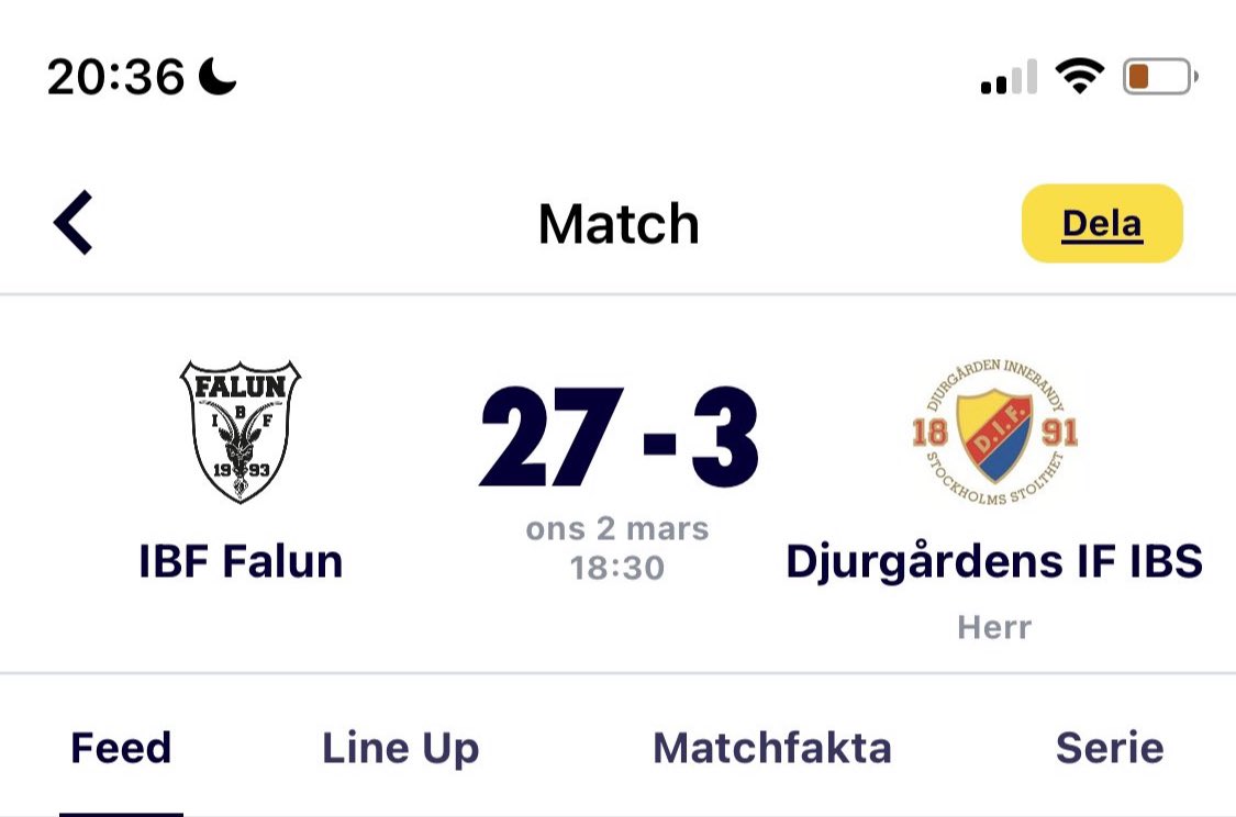 Detta är inget annat än pinsamt för sporten innebandy! Skulle inte ens hända i div 4 i fotboll.