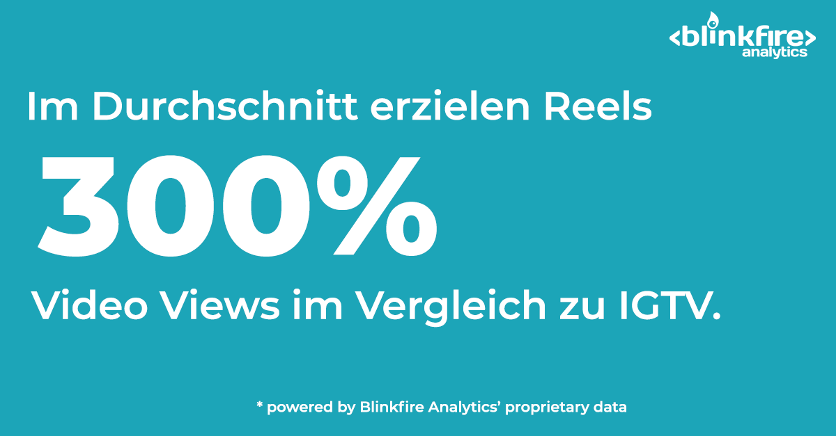 Meta kündigt an, dass sie IGTV-App abschalten, um zu vereinfachen, wie wir 📹 auf Instagram erstellen und schauen

Ihr Fokus: Reels

In unserem 2021 Insights-Report zeigen wir, wie die durchschnittlichen Views von Reels im Vergleich zu IGTV, IG-Timeline &amp; Stories mehr 👀 erregten