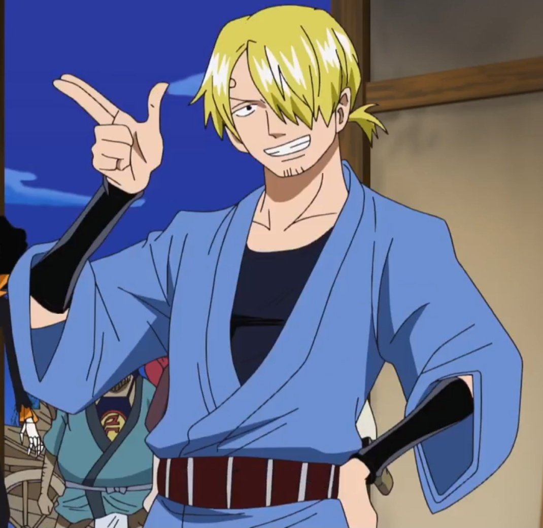 give us more sanji in a ponytail please.