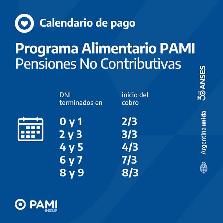 #Jueves 3 de Marzo, síntesis de la agenda para la jornada de hoy, con pago Nacional y Servicios en el interior de Corrientes.