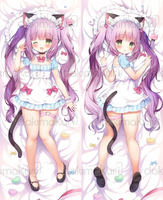 Dakimakuri様(@dakikuri)にてオリジナルのゆめかわメイドねこちゃん&amp;うさぎちゃんの抱き枕カバーイラスト描かせていただいております🐱🐰ご興味ある方はぜひ、よろしくお願いいたします!
🐱
https://t.co/J8JGK3WKUq
🐰
https://t.co/phOms3wFGr 