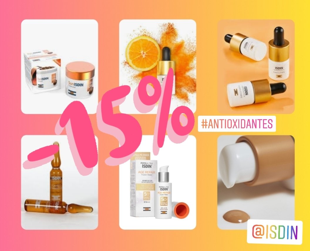 Bfarma2's tweet photo. Aprovecha la promo durante todo este mes de Marzo, @ISDIN ,#antienvejecimiento 
No lo dejes escapar ,lq llegada de la exposición al sol se acerca y debes estar preparad@. https://t.co/qNaXEfZqy5