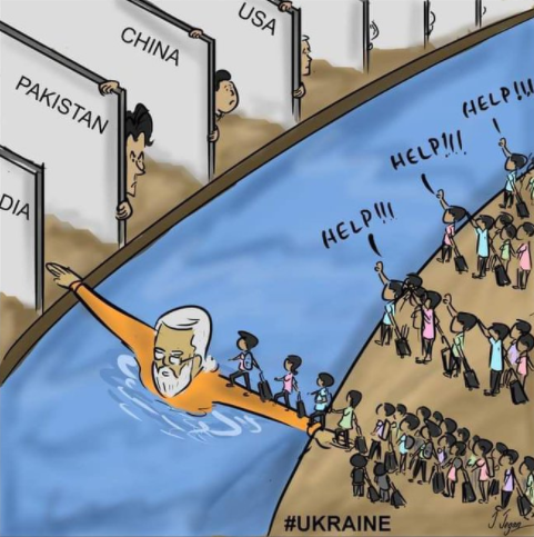 VnNews13's tweet photo. no words are needed for this picture 

@narendramodi @PMOIndia #ukraine 
#Operation_Ganga #leadership https://t.co/u3orLwD7YA