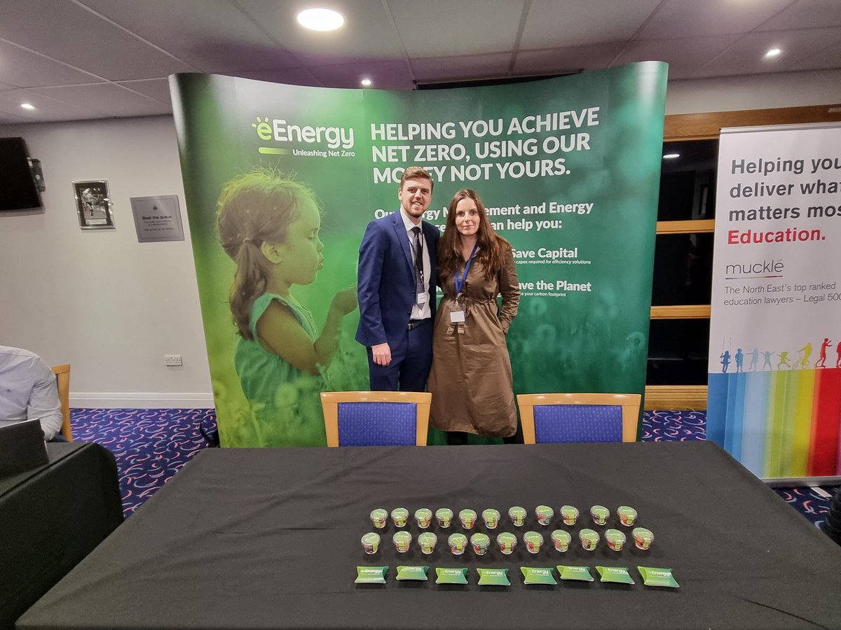 Are you at our Academies Conference <a href="/StJamesParkNE1/">St. James' Park</a>  today?

If you are, be sure to drop by and say hello to <a href="/eenergyplc/">eEnergy</a>, who are one of our room sponsors and are on Stand 16!

Find out all about <a href="/SCHOOLSNE/">Schools North East</a> here: schoolsnortheast.org