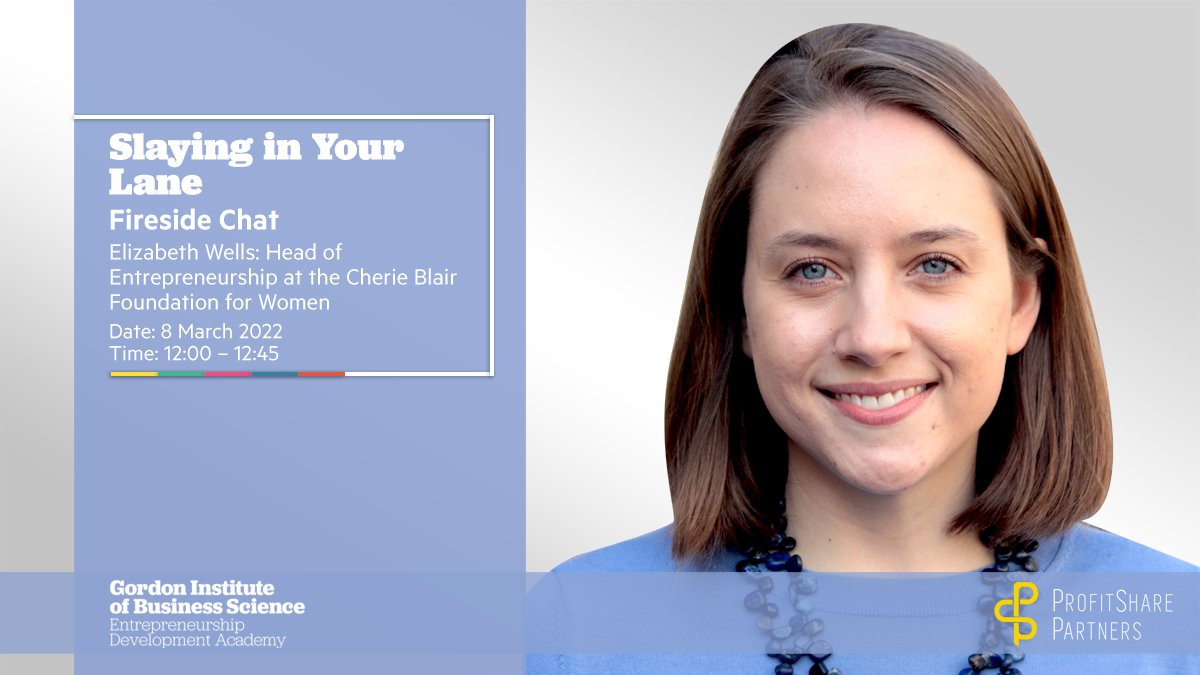 GIBSAcademy's tweet image. Join an online meet-up with Elizabeth Wells as she talks about the HerVenture App; a fun &amp;amp; free app to transform your business. The Slaying In Your Lane Series is brought to you by @ProfitShare1.  Register: gibs.zoom.us/webinar/regist… #SlayingInYourLane #InternationalWomensDay