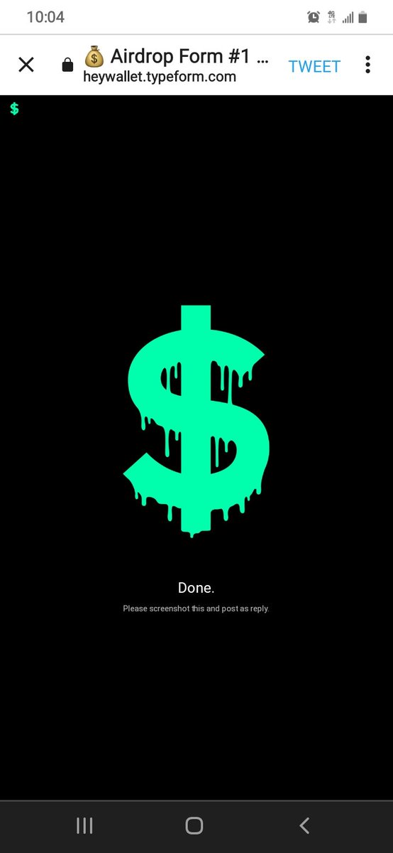Trishredefined's tweet photo. @hey_wallet Done https://t.co/OkF21aTlt9