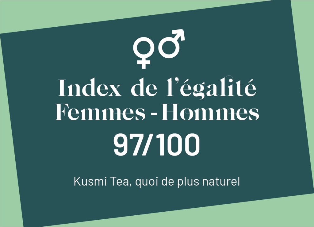 Aucune différence ! 🤝

Chez Kusmi, nous nous engageons à faire 0 différence entre hommes et femmes.

Respecter une stricte #égalité est essentiel pour une #entreprise comme la nôtre. 💚

Aujourd'hui, Kusmi dévoile avec #fierté un index de l'égalité Femmes-Hommes de 97/100.
