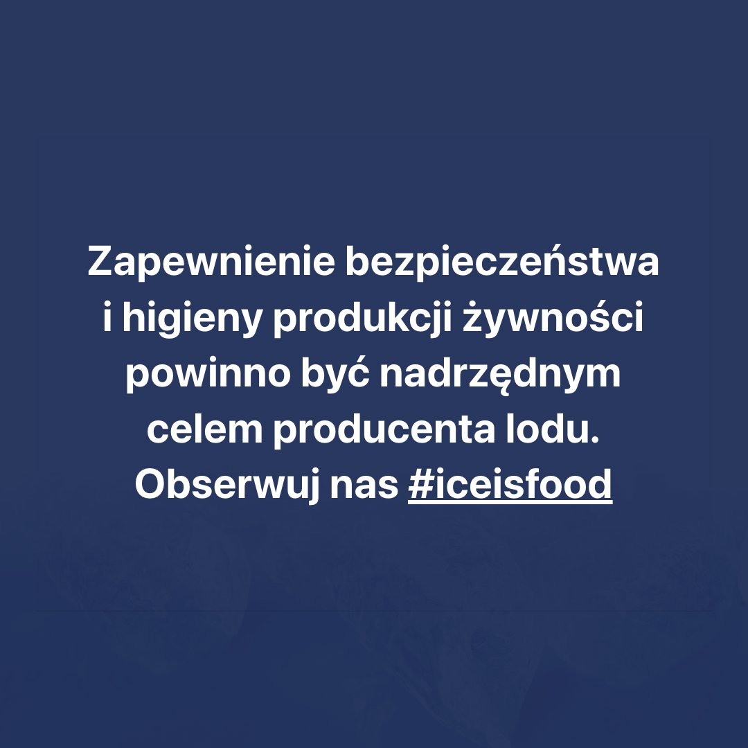 Iceisfood1's tweet photo. #iceisfood #certyfikowanylódspożywczy #bezpiecznażywność #safefood https://t.co/VYFZZyLbba