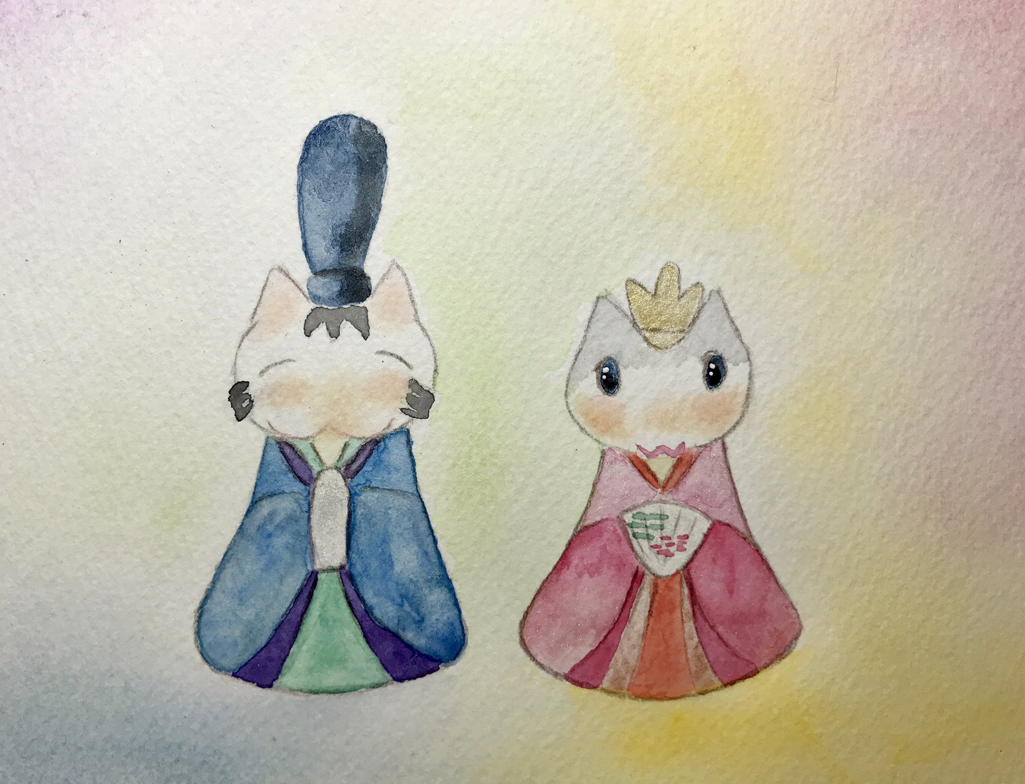 雪月花風 なんとか間に合いました お雛イラスト 時間に追われてもとにかく描き続ける のだ ひな祭り お雛様イラスト ボンと小桃 T Co Lqz9jlxbjz Twitter