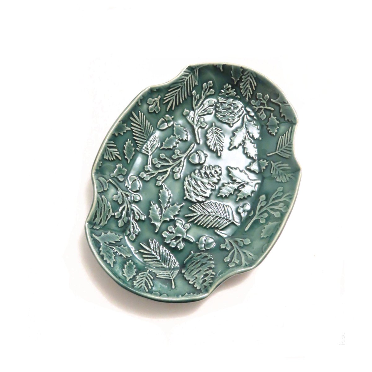 JKCJewelry's tweet photo. Green Pinecone Fir Pottery Soap Dish, Pinecone Holly Oval Dish, Home Décor, Fall Decoration, Handmade Ceramic Plate, Teabag Holder https://t.co/QhaD6hAe9L #handmade #art #ceramics #pottery #GreenDish https://t.co/rb4SaFTFvY