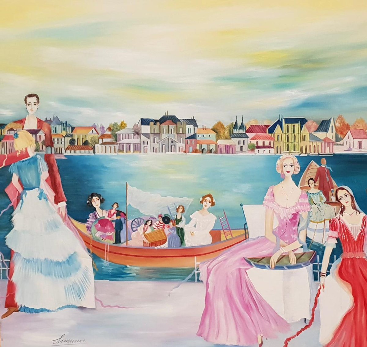 MichelZabaco's tweet photo. 🎨👩‍🎨 @Fananani inaugura hoy en el Teatro Principal la exposición de su madre, la pintora Susana Esteban. Recomendable pasarse un ratito🖼️🖌️ https://t.co/T4QCSgt7q5