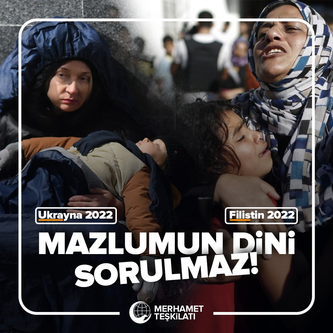 Zulüm yapan kim varsa ve nerede olursa olsun; ama, fakat, lakin demeden ZULME, İŞGALE ve SİVİL KATLİAMLARINA KARŞIYIZ. UKRAYNA HALKININ YANINDAYIZ. 

#ukrayna #filistin #ukraine