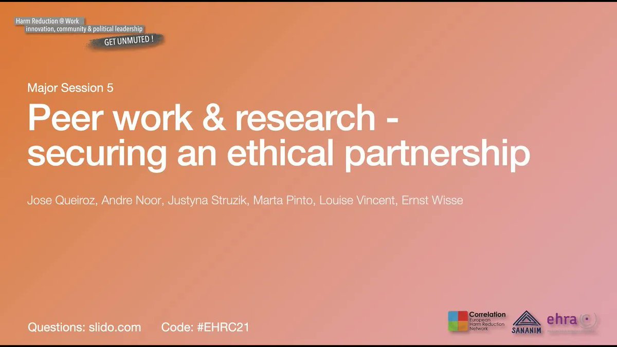 CorrelationNet's tweet photo. #Peer Work & Research and the hard work ahead to secure an #EthicalPartnership - Listen to #MartaPinto's presentation on #Peer2Peer project, a well-developed peer work programme, given at the #EHRC21. @euronpud and @APDES1
https://t.co/znK6NlKOUX
#HRAtWork #PWUD https://t.co/wh5DU7IjIO