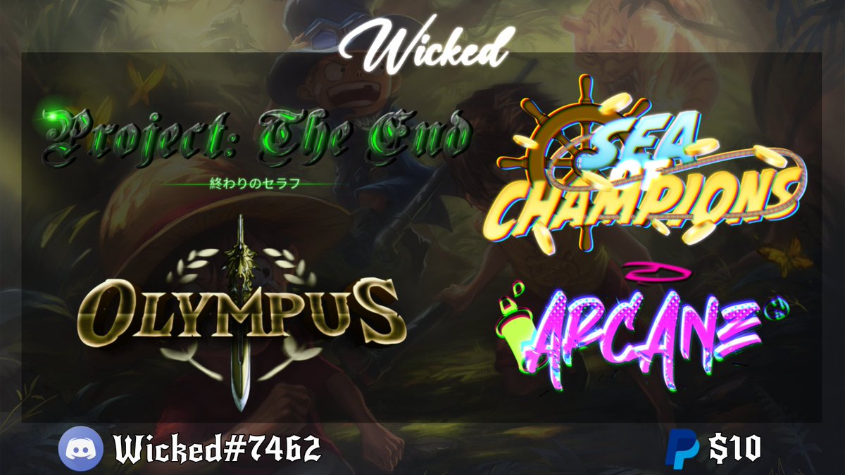 wicked_cb's tweet photo. Logo commissions are now open again!
Wicked#7462
Likes, retweets and follows are all appreciated.
#Roblox #RobloxDev #RobloxDesigner https://t.co/uC7XttdNPl
