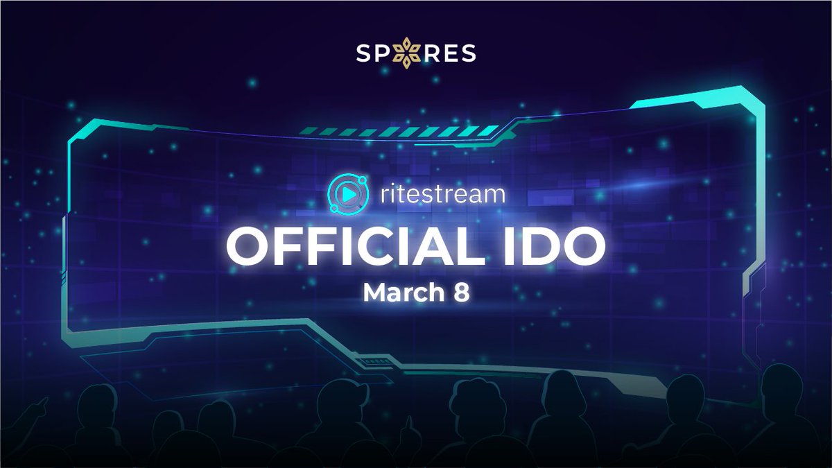 Spores_Network's tweet photo. @ritestream_nft #IDO will be held on Spores Launchpad - MARCH 8
 
🔸Network: BSC
🔸Initial mCap: $290,000
🔸$RITE IDO Price: $0.04 
🔸Platform: $50K
🔸Vesting: 25% at TGE then 3-month DLV

Stake ur $SPO: https://t.co/CpZ7HNNRc9
Registration form &amp; KYC: https://t.co/E9uH7EYiZw https://t.co/srbtALTMOv