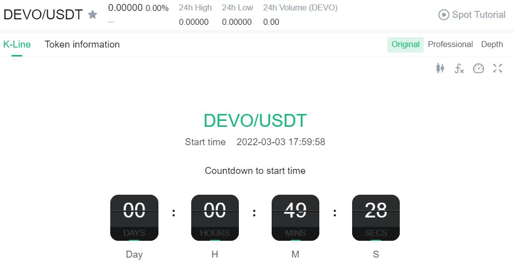MEXC_Builders's tweet photo. 📈MEXC will list $DEVO/USDT trading pair under Innovation Zone in less than 50 mins @DevolutionMeta🙌🏼
✅Deposit & Withdrawal: Opened
✅Trading: 10:00 Mar 3 (UTC)
🔗Details: https://t.co/bkKyw1HwYq
💚Sign up: https://t.co/Xmi2DTMQjo
#DevolutionMeta #DEVO #MEXC #MEXCListing https://t.co/ajWKbBhEND