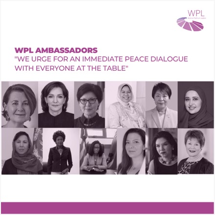 WPL urgently appeals for a peace dialogue. Add your support to WPL's open letter signed by Nobel Peace Laureates, Presidents and Prime Ministers here: womenpoliticalleaders.org/wpl-urgently-a…

#WPL4Peace #WomeninPeaceTalks