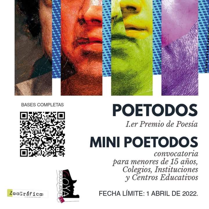 Hasta el 1ero de Abril. 
Bases completas en:
ayuntamientofuendetodos.es/i-premio-poeto…

<a href="/FuendetodosGoya/">Fuendetodos Goya</a> 
<a href="/AFuendetodos/">Ayuntamiento de Fuendetodos</a> 
#goya
#CONCURSO 
#poesia 
#poetry