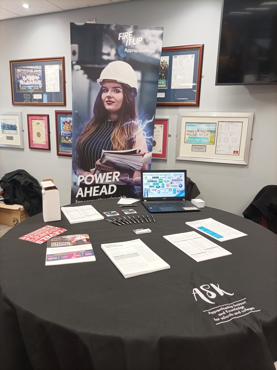 Fantastic to be onsite with North East Ambition's #yourfutureyourchoice careers event at Durham County Cricket Ground today ready to welcome young people from the region. @northeastlep #apprenticeships #traineeships #tlevels @apprenticeships @AmazingAppsUK