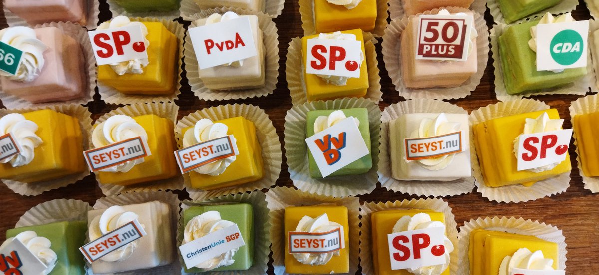 We starten onze petit four verkiezings poll vandaag..
Was vorige verkiezingen een groot succes

#goforit #zeist #verkiezingen #16maart #democratie #petitfourverkiezing #warmebakker #politiek