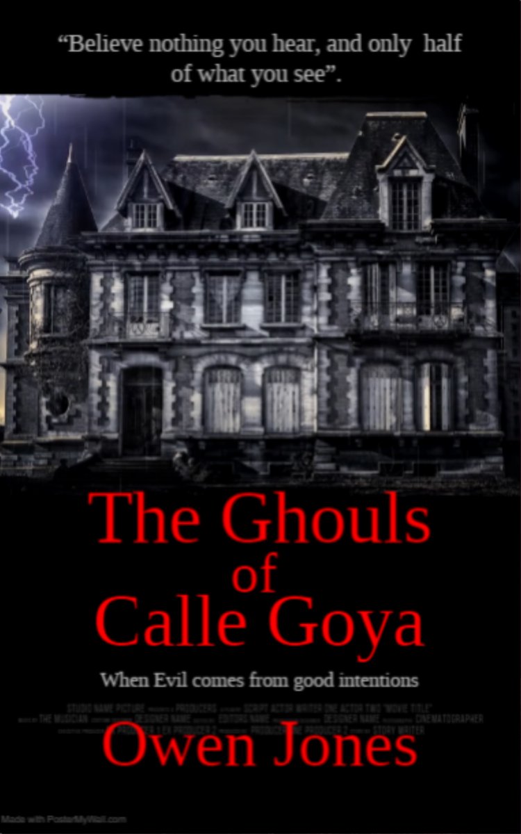 Newlyweds Frank and Joy experience terror on their #honeymoon on the #CostadelSol. Will Joy ever recover her sanity? THE GHOULS OF CALLE GOYA  by Owen Jones. It'll make you think! 
https://t.co/pyTmaIe26h Please retweet https://t.co/519gnzIlWh