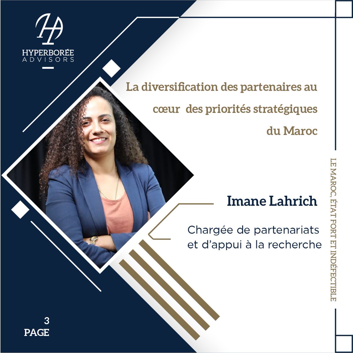 ha_intellab's tweet photo. « Le #Maroc prend un virage pour un Maroc multipolaire »
Retrouvez l’analyse de @ILahrich de la #diplomatie marocaine en 2020 et 2021.
#diversification #ouverture #Sahara #Afrique #Europe #Chine #Russie #Brésil #Inde #GroupedeVisegrád
👉 https://t.co/YFrUt4me0L https://t.co/Ec4fdYf1V8