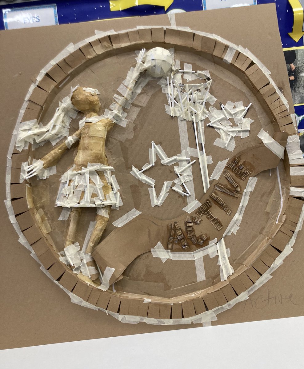 I’m creating ‘School Values’ work again this week, this time at the marvellous <a href="/ClaphamTerrace1/">Clapham Terrace</a> . . . The kids all submitted designs and I whittled it down to 6 which we are building (some are a combination of ideas 😊) . . . we are busy finishing these off today. 🤩