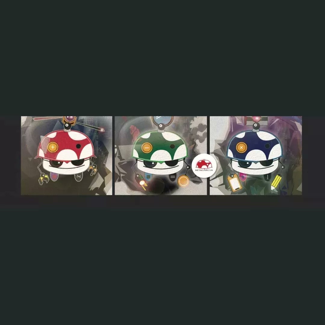 mingmushi's tweet photo. CRIMESQUAD METAGARICUS deployed into the Metaverse. Elite team of crime stopping mushrooms with antifungal duties.  https://t.co/Ddi0BynPFB #nfts #cryptocurrency #ethpolygon #newtothisbandwagon
https://t.co/Bw6FsOph6X https://t.co/X9foNkNPJc