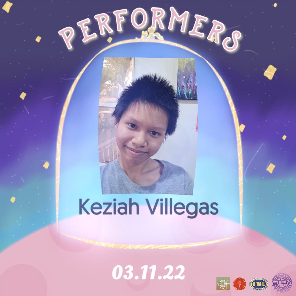 stemsolace's tweet photo. Shout out to all the lone stars out there! This performer’s got your back ⭐🎵
SOLACE: A Gift Among the Stars by STEM 2022 presents… Keziah Villegas! 💐
✏️: Mikka Aguilar
🎨: Anya Sta. Ines
#STEMSolace22
#GiftAmongtheStars https://t.co/YHxzTLblPA