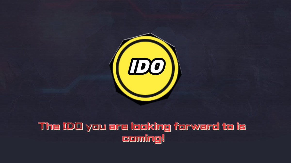 The IDO you are looking forward to is coming!
#GLORY #NFTs #GameFi #IDO