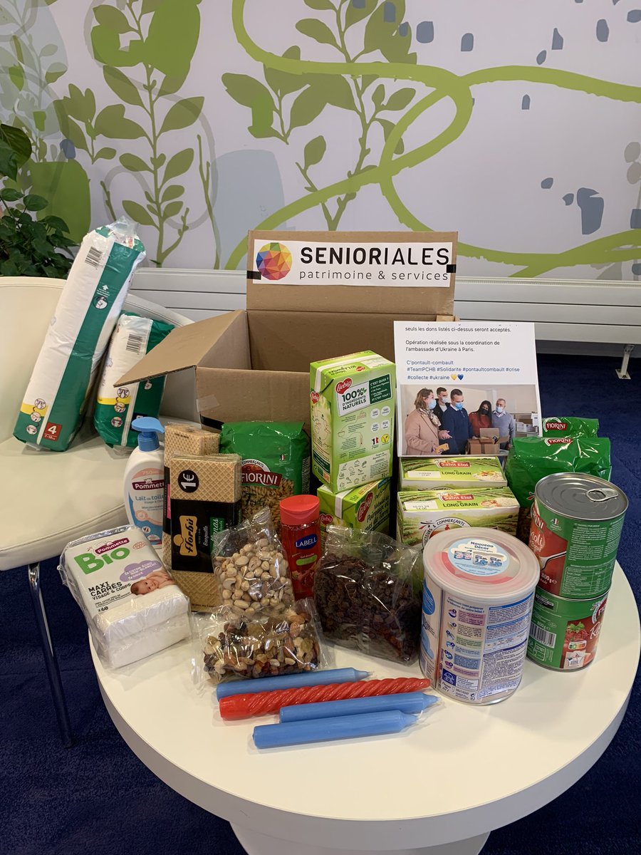 Senioriales Emerainville solidaire avec l’Ukraine organise une collecte de dons en lien avec la demande de la ville de Pontault Combault #senioriales 🇺🇦