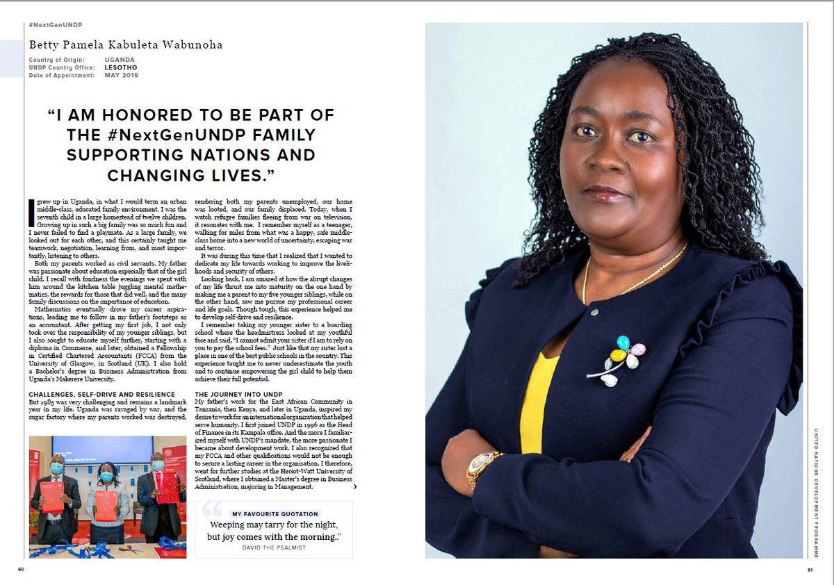 It is truly and honour to be a part of an organization @UNDP  that cares about the voices of its people allowing us as @UNDPAfrica  RR's to move forward together, with a shared vision. 

READ the book:bit.ly/3pxJnhA
#NextGenUNDP #FutureSmartUNDP #FutureSmartAfrica