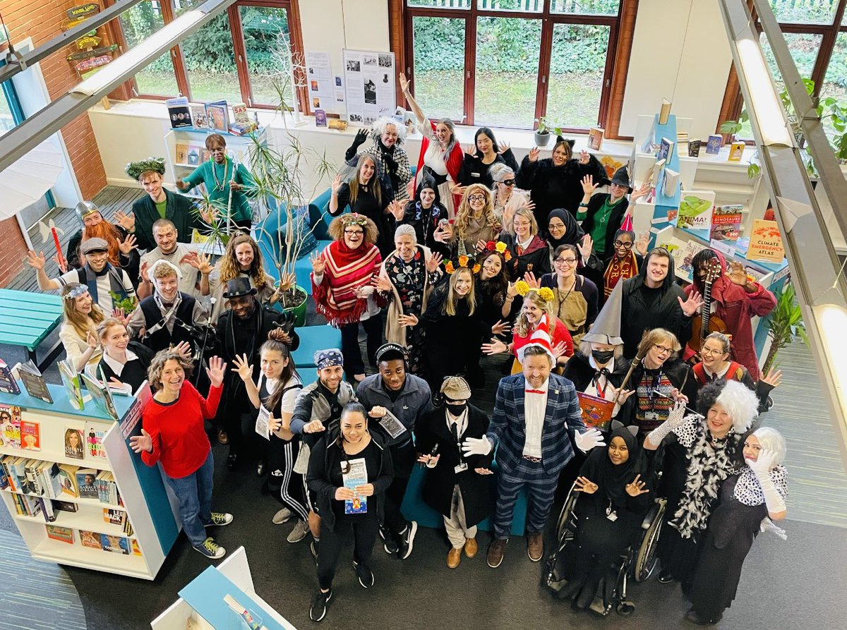 So many characters for #WorldBookDay - well done to all those staff who took part.