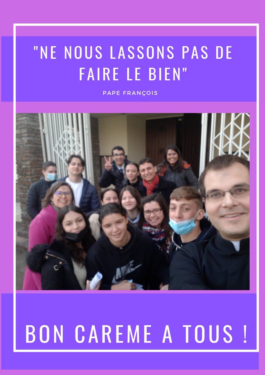 Mercredi des cendres, premier jour du Carême.

Nous avons particulièrement prié pour la paix ☮️

#careme