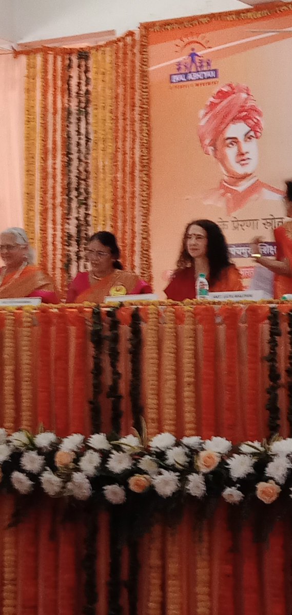 Sadhviji joined the #DivineShakti of the National Ladies Wing of the Friends of Tribal Society at Vanprasth Ashram today as Chief Guest to share about the importance of #education for all #tribal and #Village societies! The ladies will join Sadhviji for Ganga Aarti tonight!