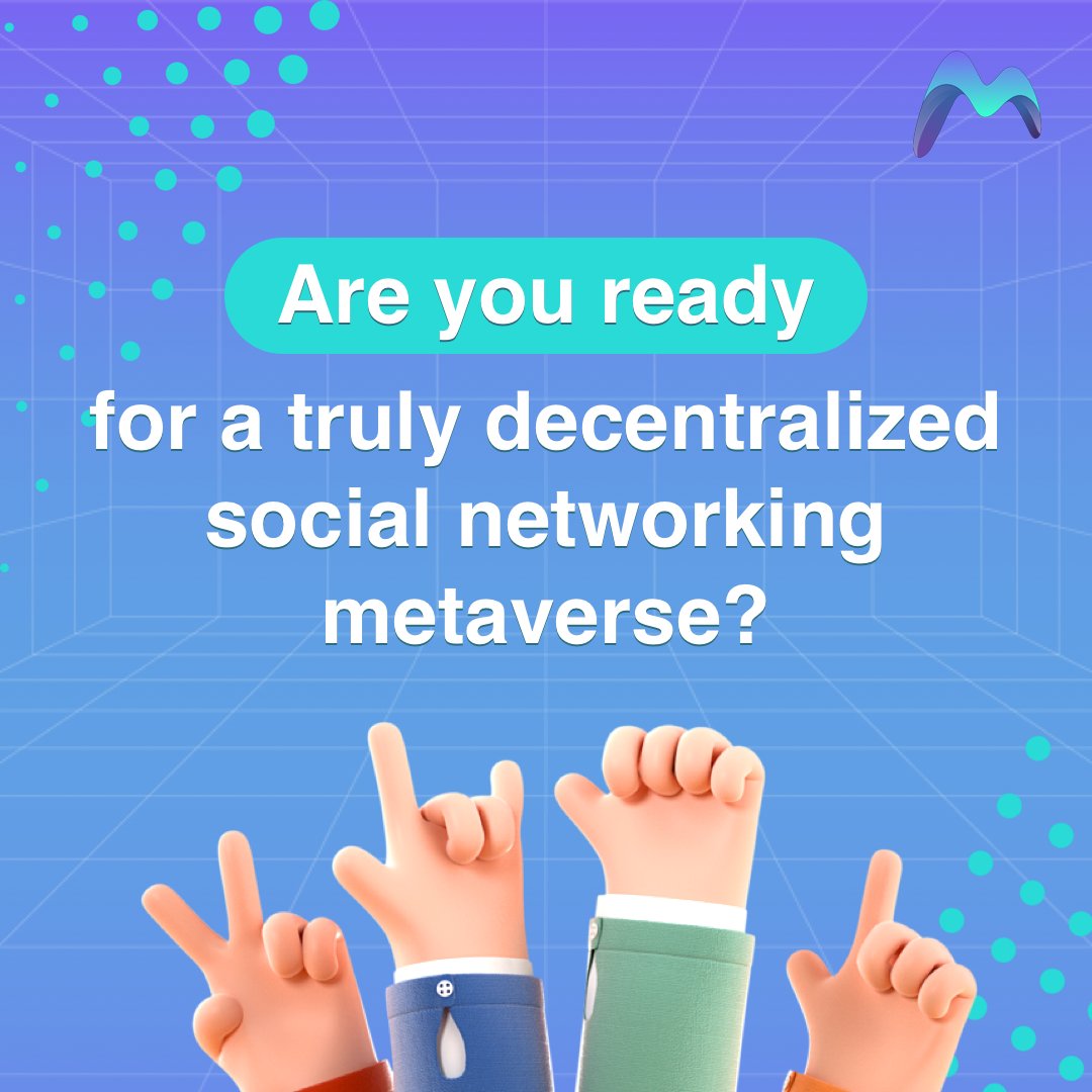 MetaLifeSocial's tweet photo. ⭐ We are building a pathway to an open and free Metaverse for ALL – the connected and the unconnected - with or without internet!

⭐️ Get airdrops, early access &amp; join the coolest stars in the metaverse: https://t.co/NoXl7ihs72

#Metaverse #web3 #WAGMI #LFG #creatoreconomy https://t.co/eenFPd13P1