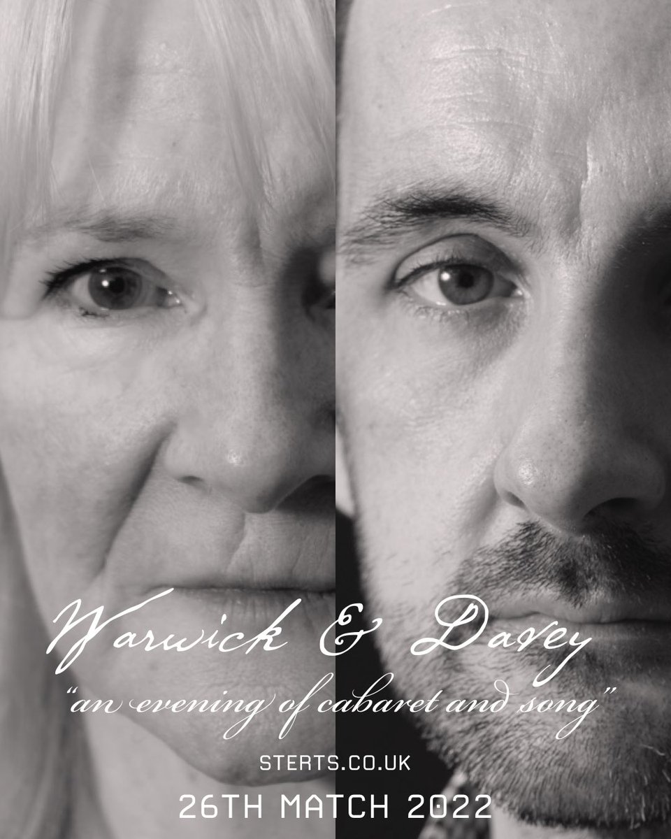 colindavey's tweet photo. Ooh. New poster. Bit moody.
https://t.co/UPAKSeY34j
#WarwickandDavey #sterts #cornwall #livetheatre #whatsoncornwall #whatson https://t.co/IkSOd1dave