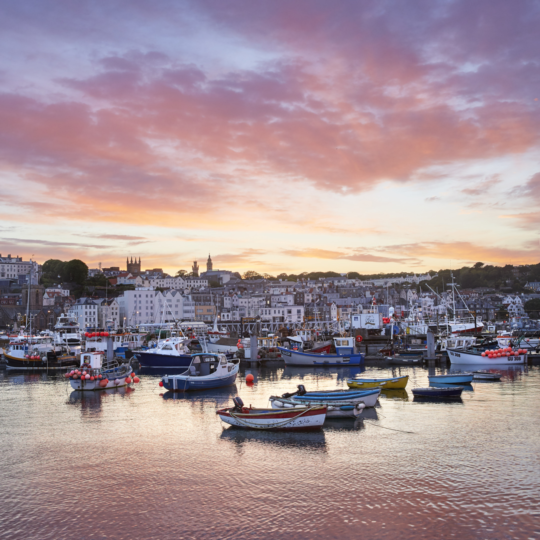 Throw open your windows and breathe deep: the sea air here is pure and sweet, and the views out over St Peter Port, the harbour, across the water to the islands beyond, are the most breath-taking on the island...