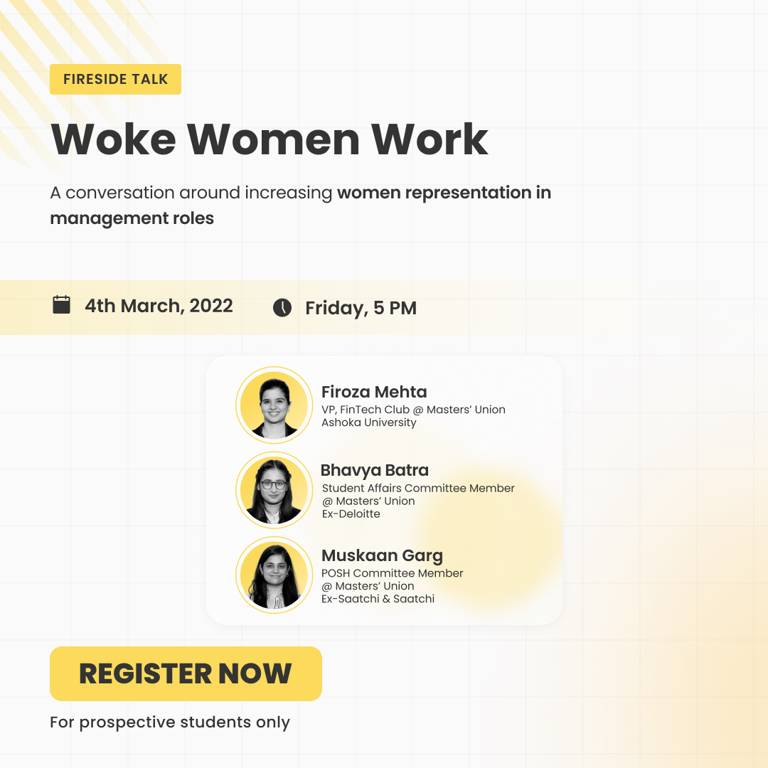 themastersunion's tweet photo. Alert for upcoming events!
2nd March: What Exactly Does a B-School Look for?
3rd March: WhatsApp Q&A Session with Cohort ‘22
4th March: Woke Women Work
5th March: Meet & Greet with the Union
Click here to register: https://t.co/6fsGXKiIsC
#MastersUnion #BSchool #lifeatmu https://t.co/wL9IKqV9Aq