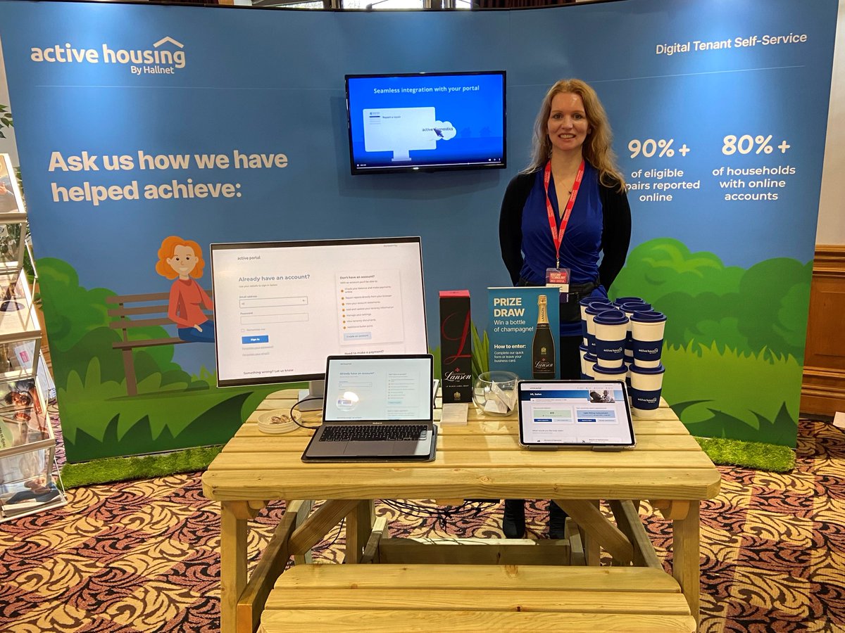 We're back for day two at the @HousingTech Conference. Pop by the stand or book a meeting to learn how we've helped deliver channel shift for numerous Social Landlords: calendly.com/activehousing #housingtech2022