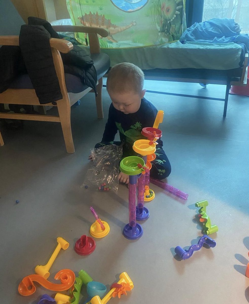 Harri waiting for his biopsy this morning #helpforharri