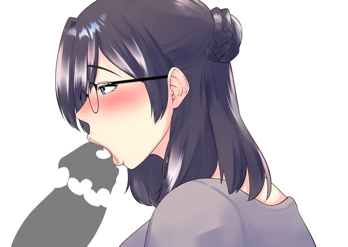 おしゃぶりするママ 