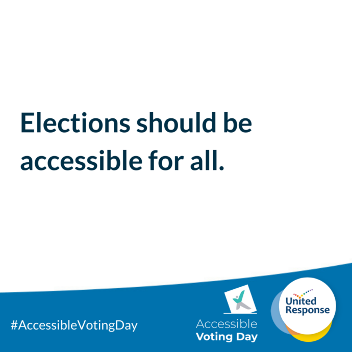 Voting and elections should be accessible to everyone who has the legal right to vote, whether they have a disability or not.

buff.ly/3aGwlXV

#AccessibleVotingDay
@unitedresponse