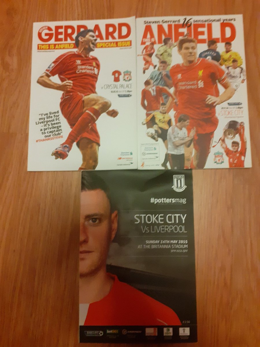 Dean_22222's tweet photo. #programmecollectors
Is there any reds programme collectors out there in need of Gerrards 16 year anniversary programme, last home game and last away game programme? https://t.co/Vff8hoUoQY