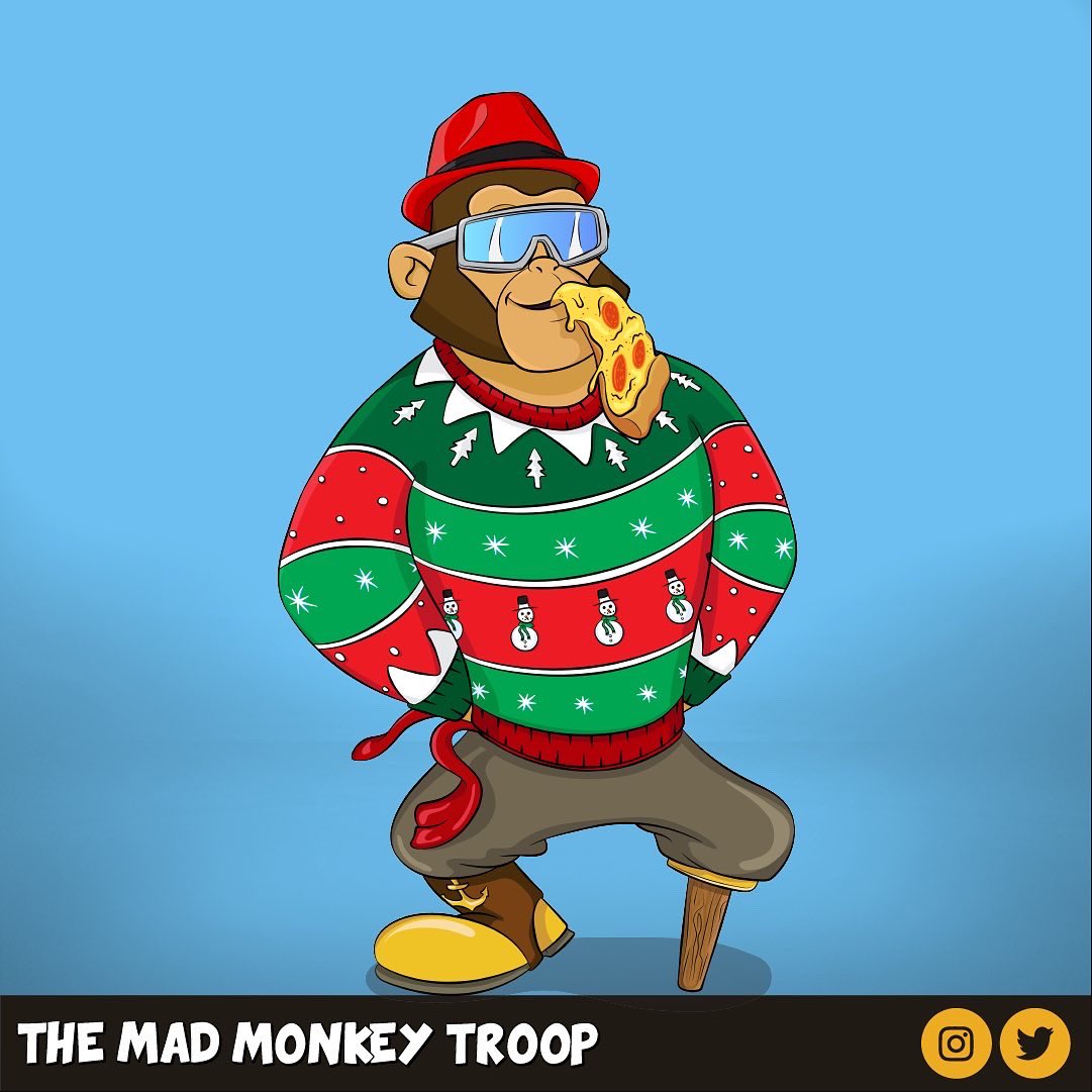 TMadMonkeyT's tweet photo. Time to mix it up! Here are a couple of examples of #traits mixed onto Hank. We had so much fun coming up with these and even more seeing how they all looked together.
#TMMT #TheMadMonkeyTroop #nftcommunity #nftpfp #daddaughterproject #nftcollection https://t.co/hOe7OGep1y