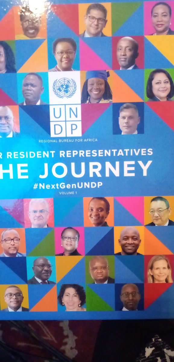 Honored to get a copy of the book on our Resident Representatives Journey as #NextgenUNDP from my leader  @ahunnaeziakonwa during the RRs  cluster meeting  #FutureSmartAfrica @UNDPAfrica @UNDPEritrea