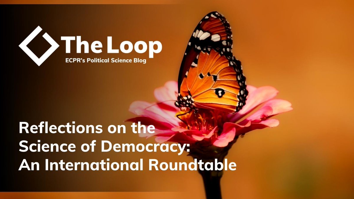 ECPR's tweet image. TOMORROW 17:00 CET 👉 FREE roundtable by 🔲 @ECPR_TheLoop 🔽
💻 Join our experts in digesting the Loop&apos;s thriving 🦋 #ScienceofDemocracy essay series ecpr.eu/Events/191
✍️ bit.ly/3sYx6DM
#ECPRHouseLectures