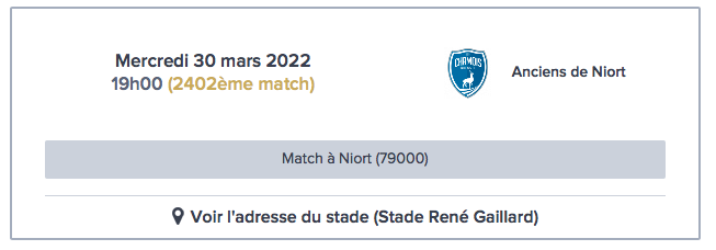 Minoskovic_'s tweet photo. Le mercredi 30 mars aura lieu au stade René Gaillard un match entre le @VarietesCF et les anciennes gloires des Chamois Niortais. 
Sont annoncés sur le terrain Azzopardi, Loko, Glombard, Giresse, Rocheteau, Karembeu,...

Rencontre au profit de l'association Lutins de Trousseau https://t.co/57fNXFV4XX